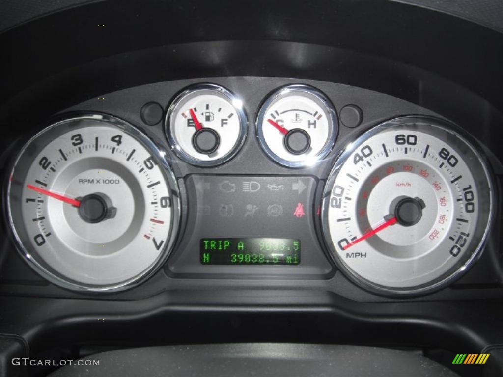 2008 Ford Edge Limited AWD Gauges Photo #45797245