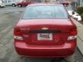 2005 Sport Red Metallic Chevrolet Aveo LS Sedan  photo #4