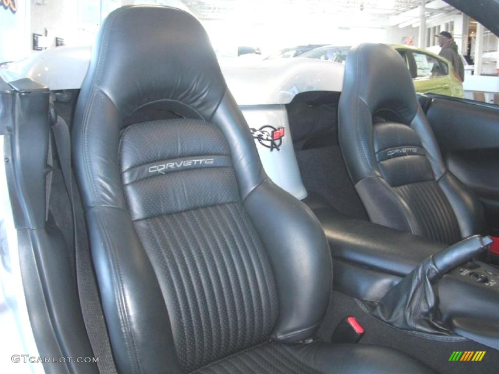 Black Interior 2001 Chevrolet Corvette Convertible Photo #45797863