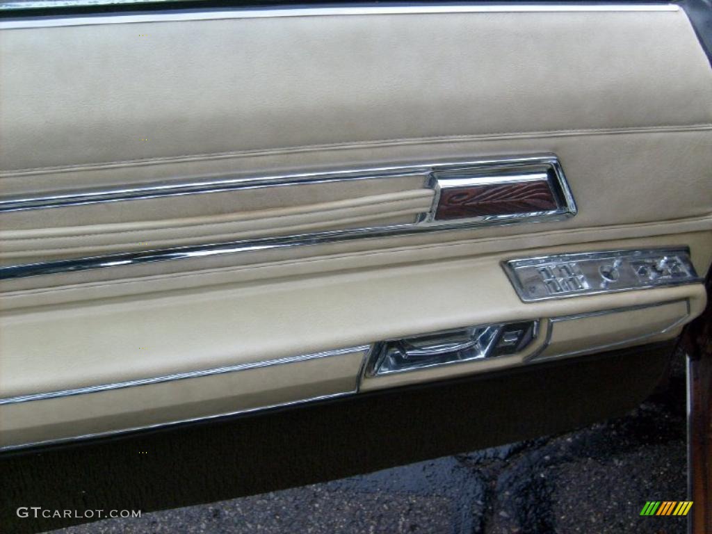 1974 Oldsmobile Ninety Eight Coupe Cream Beige Door Panel Photo #45798071