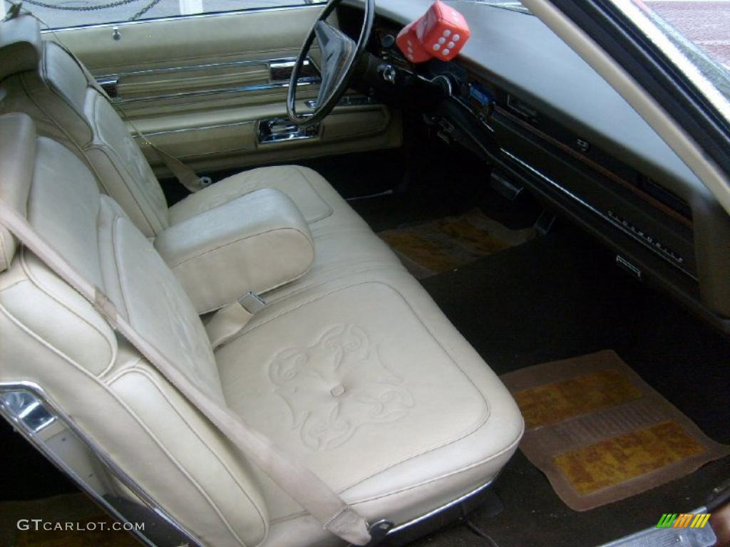 Cream Beige Interior 1974 Oldsmobile Ninety Eight Coupe Photo #45798091