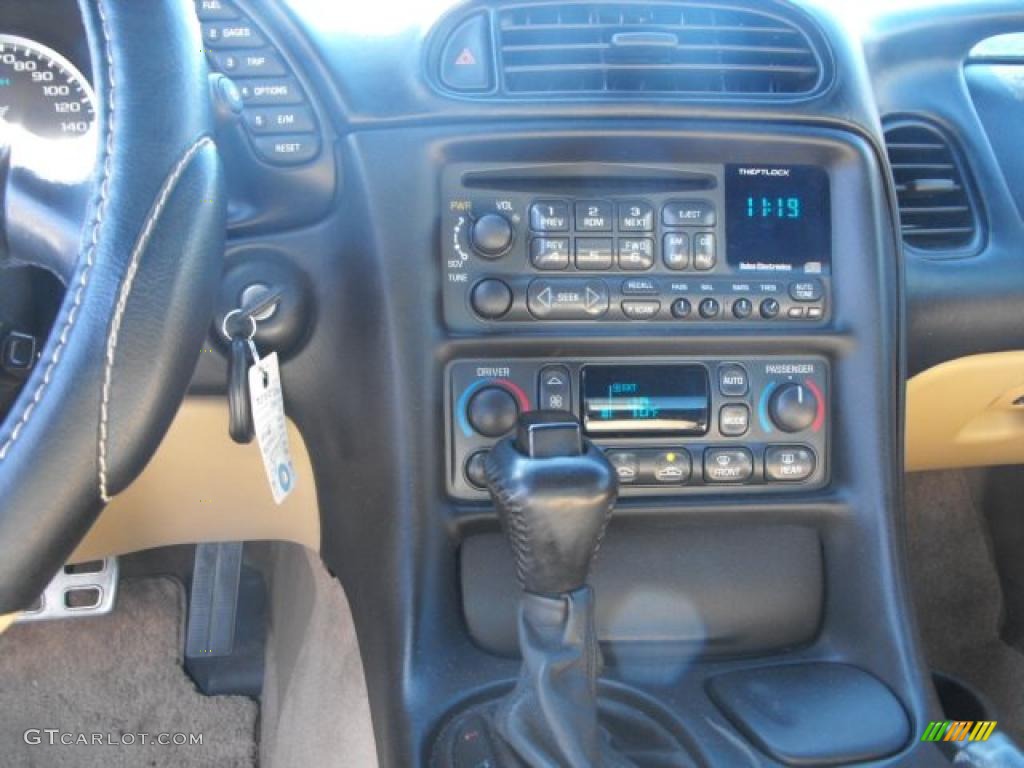 2002 Corvette Coupe - Electron Blue Metallic / Light Oak photo #2