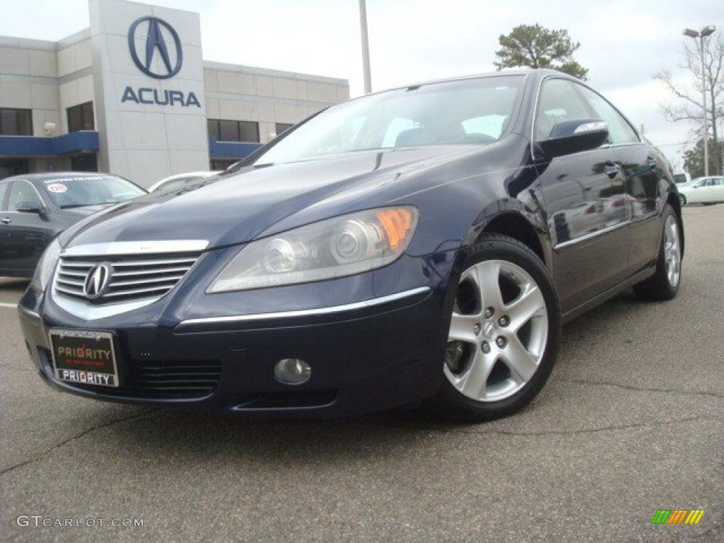 2006 RL 3.5 AWD Sedan - Opulent Blue Pearl / Parchment photo #1