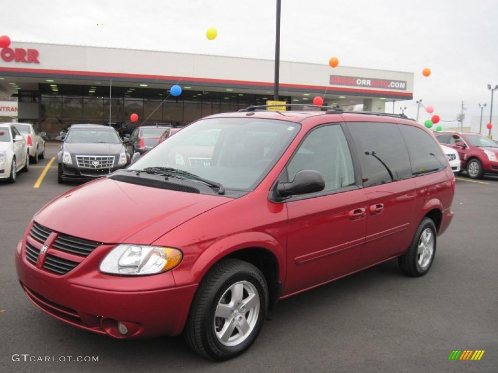 Inferno Red Crystal Pearl 2006 Dodge Grand Caravan SXT Exterior Photo #45799517