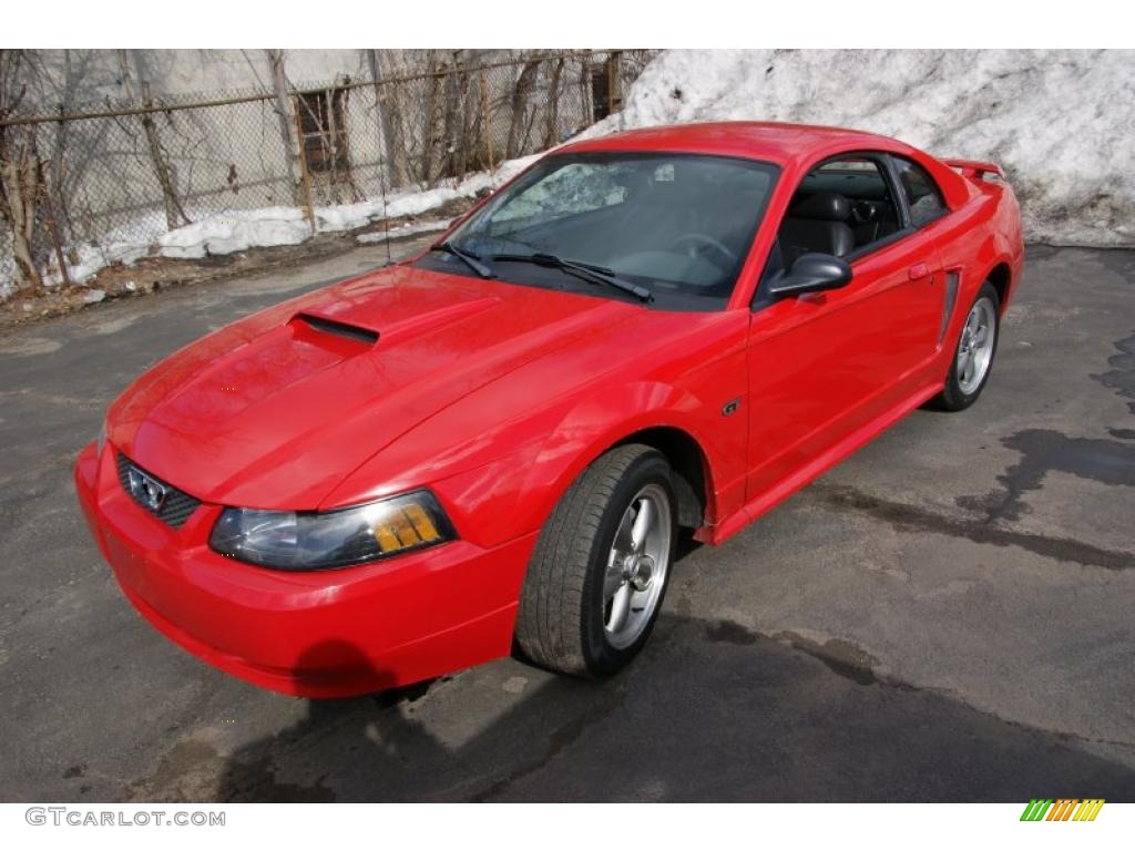 2002 Mustang GT Coupe - Torch Red / Dark Charcoal photo #1