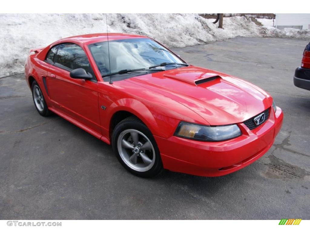 Torch Red 2002 Ford Mustang GT Coupe Exterior Photo #45799579