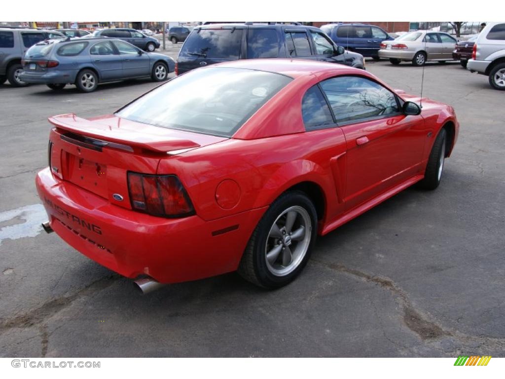 Torch Red 2002 Ford Mustang GT Coupe Exterior Photo #45799595