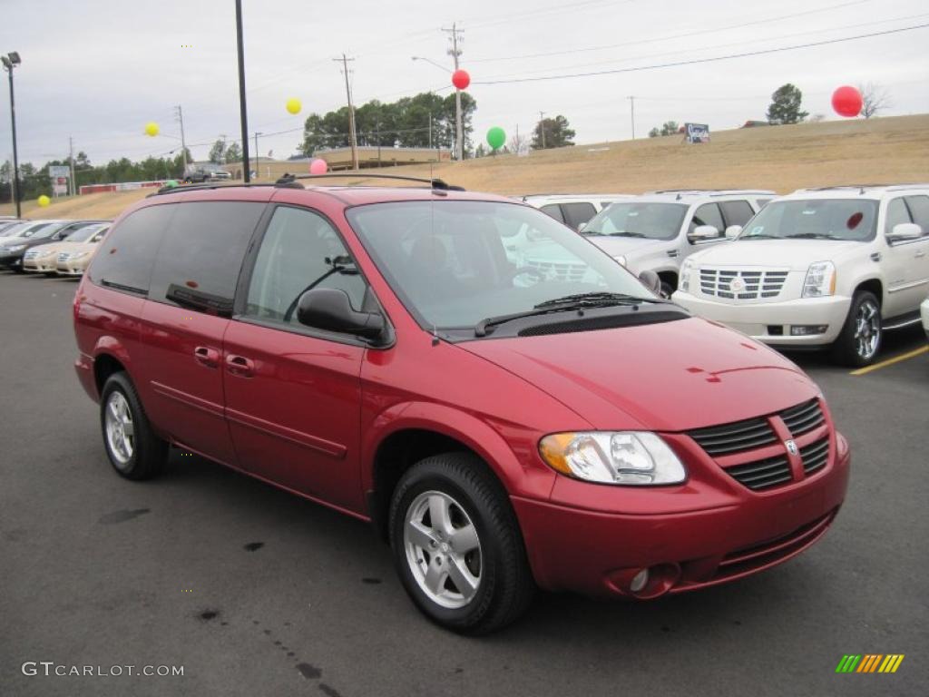 Inferno Red Crystal Pearl 2006 Dodge Grand Caravan SXT Exterior Photo #45799599