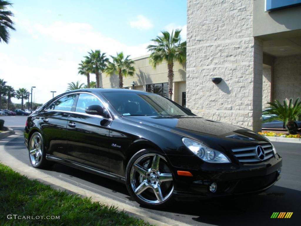 Black 2008 Mercedes-Benz CLS 63 AMG Exterior Photo #45801189