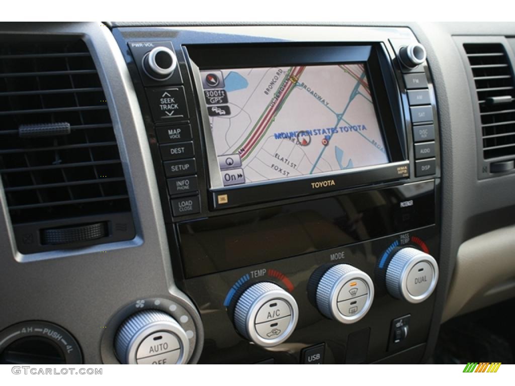 2011 Tundra Limited CrewMax 4x4 - Black / Sand Beige photo #9