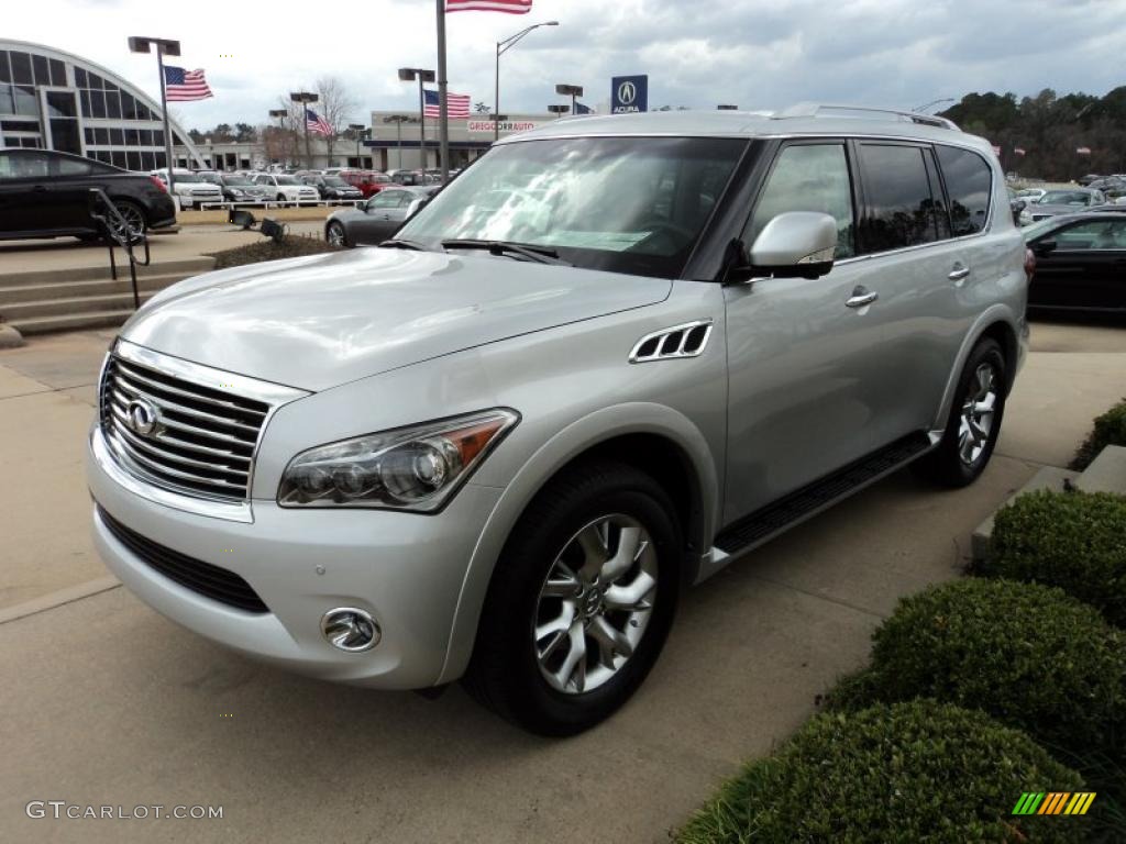 Liquid Platinum 2011 Infiniti QX 56 Exterior Photo #45801585