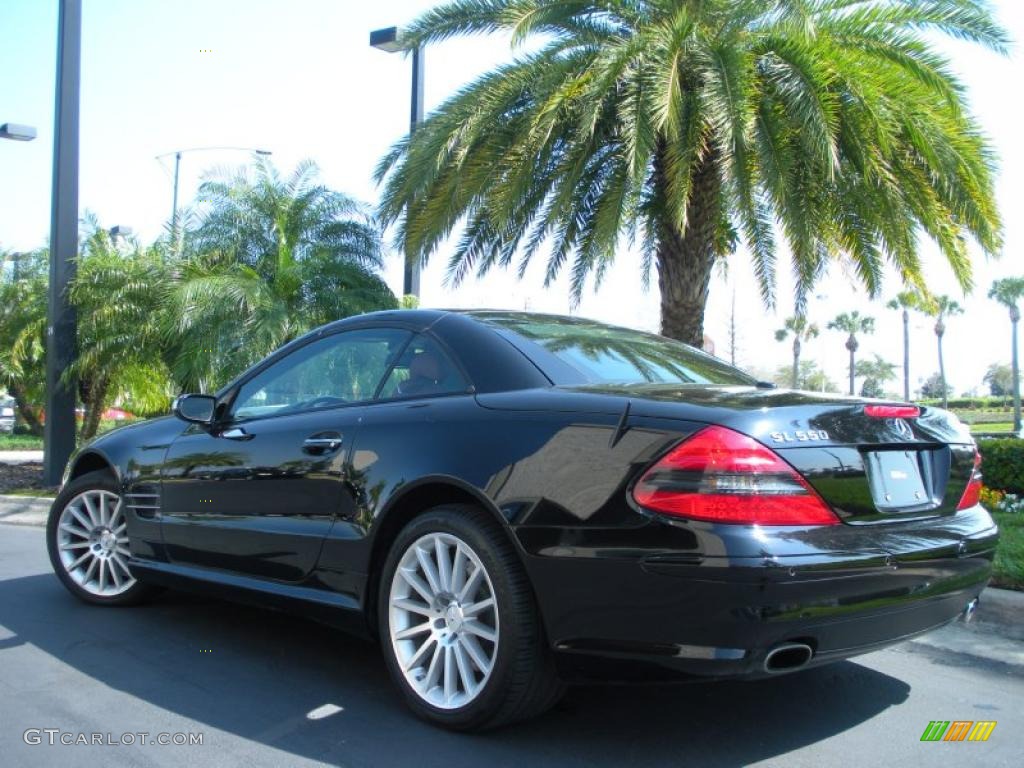 Black 2008 Mercedes-Benz SL 550 Roadster Exterior Photo #45801617
