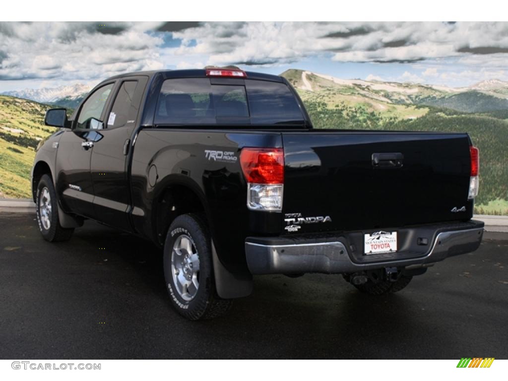 2011 Tundra Limited Double Cab 4x4 - Black / Graphite Gray photo #3