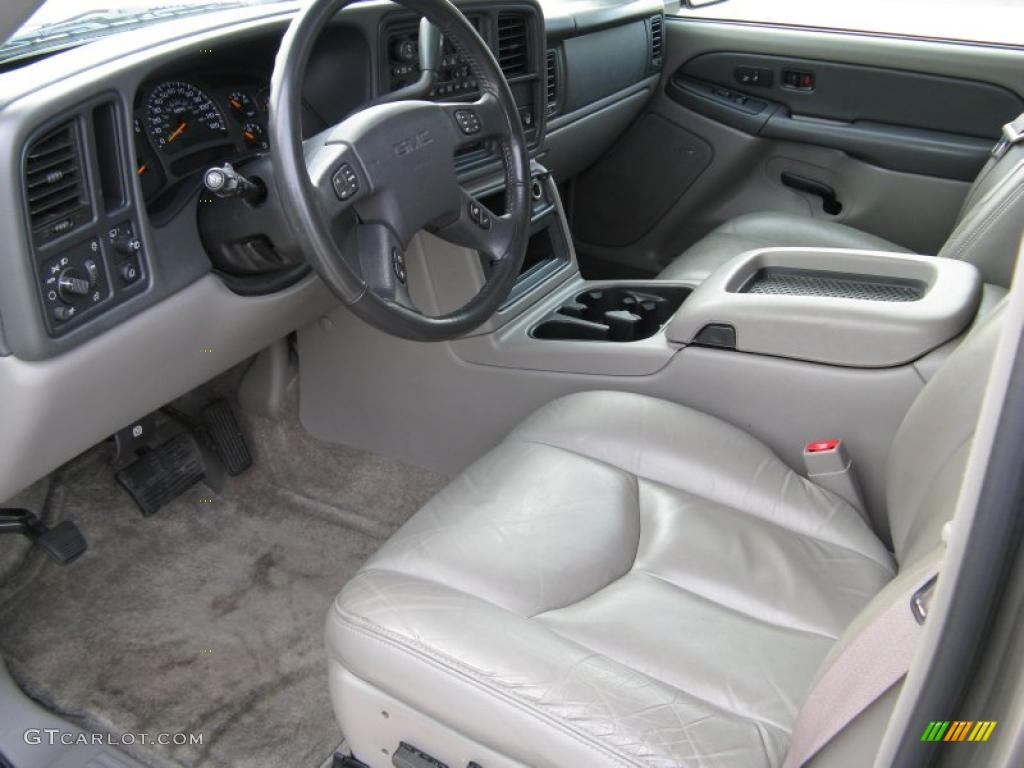 Pewter/Dark Pewter Interior 2003 GMC Yukon XL SLT Photo #45801937