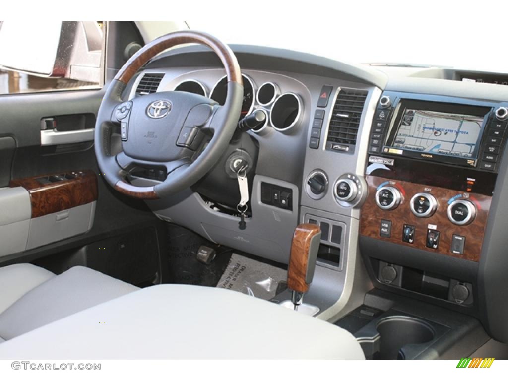 2011 Toyota Tundra Platinum CrewMax 4x4 Graphite Gray Dashboard Photo #45802817