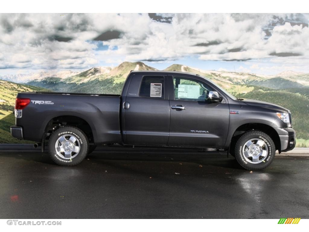 Magnetic Gray Metallic 2011 Toyota Tundra Limited Double Cab 4x4 Exterior Photo #45802881
