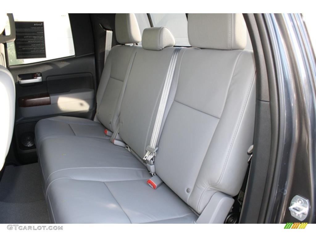 Graphite Gray Interior 2011 Toyota Tundra Limited Double Cab 4x4 Photo #45802933