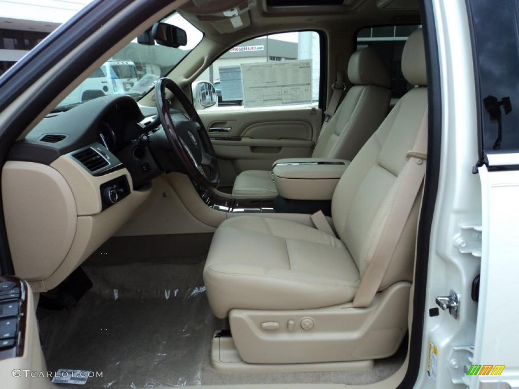 Cashmere/Cocoa Interior 2011 Cadillac Escalade Luxury Photo #45803753