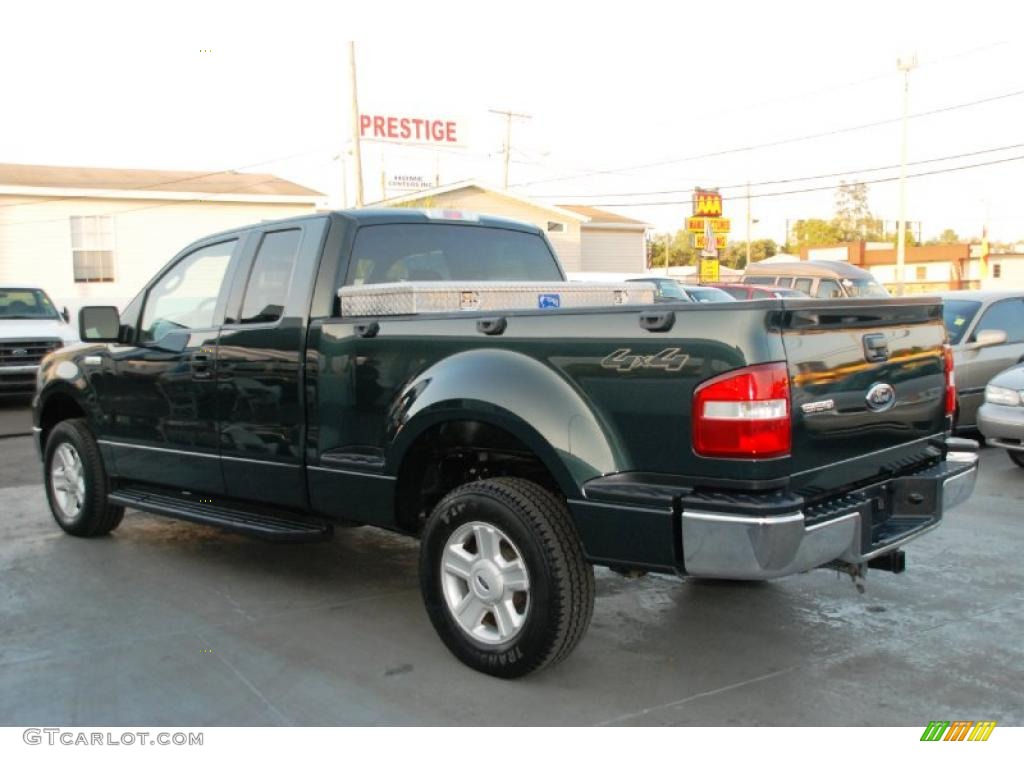 Aspen Green Metallic 2004 Ford F150 XLT SuperCab 4x4 Exterior Photo #45803989