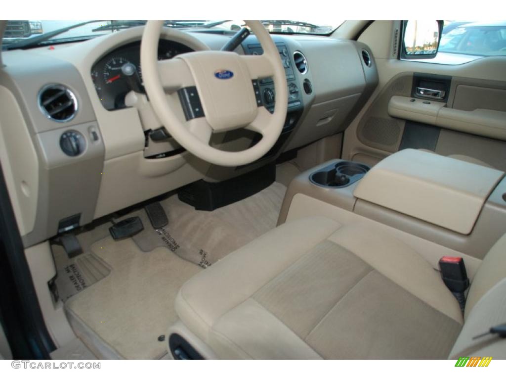Tan Interior 2004 Ford F150 Xlt Supercab 4x4 Photo 45804425