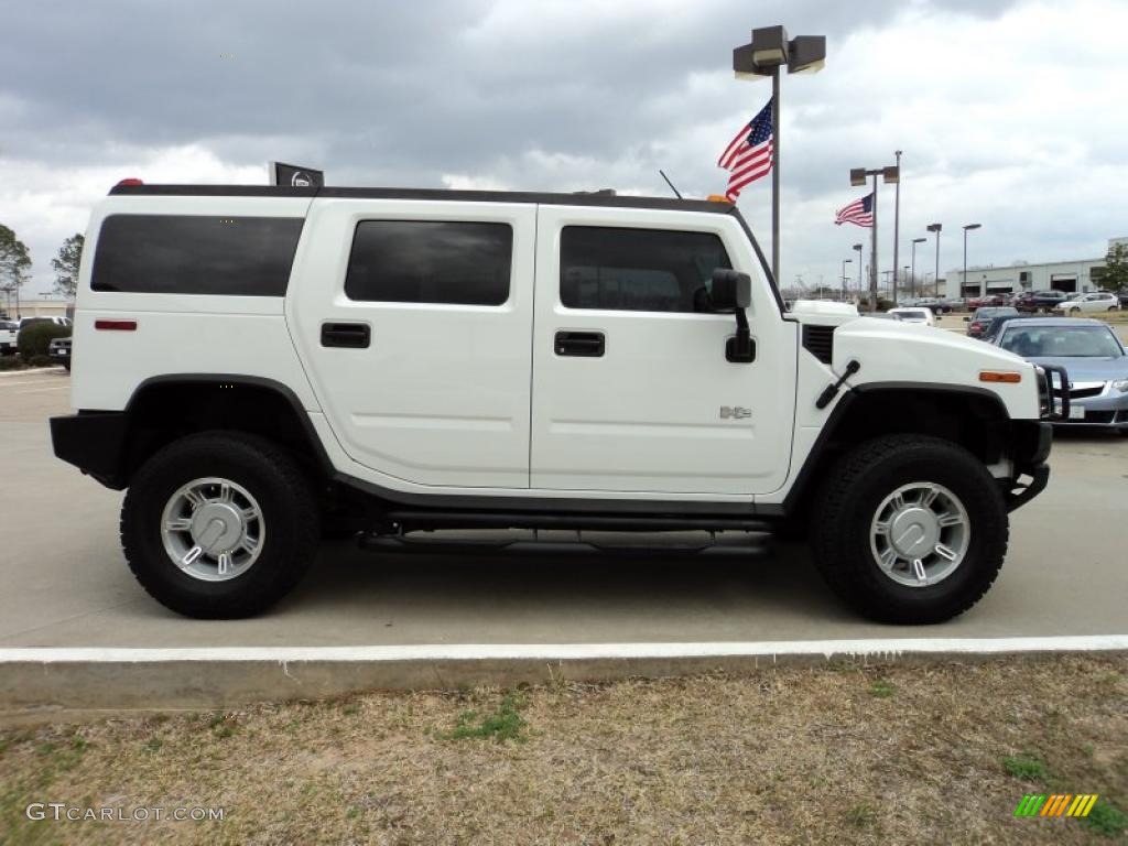 2003 H2 SUV - White / Wheat photo #4