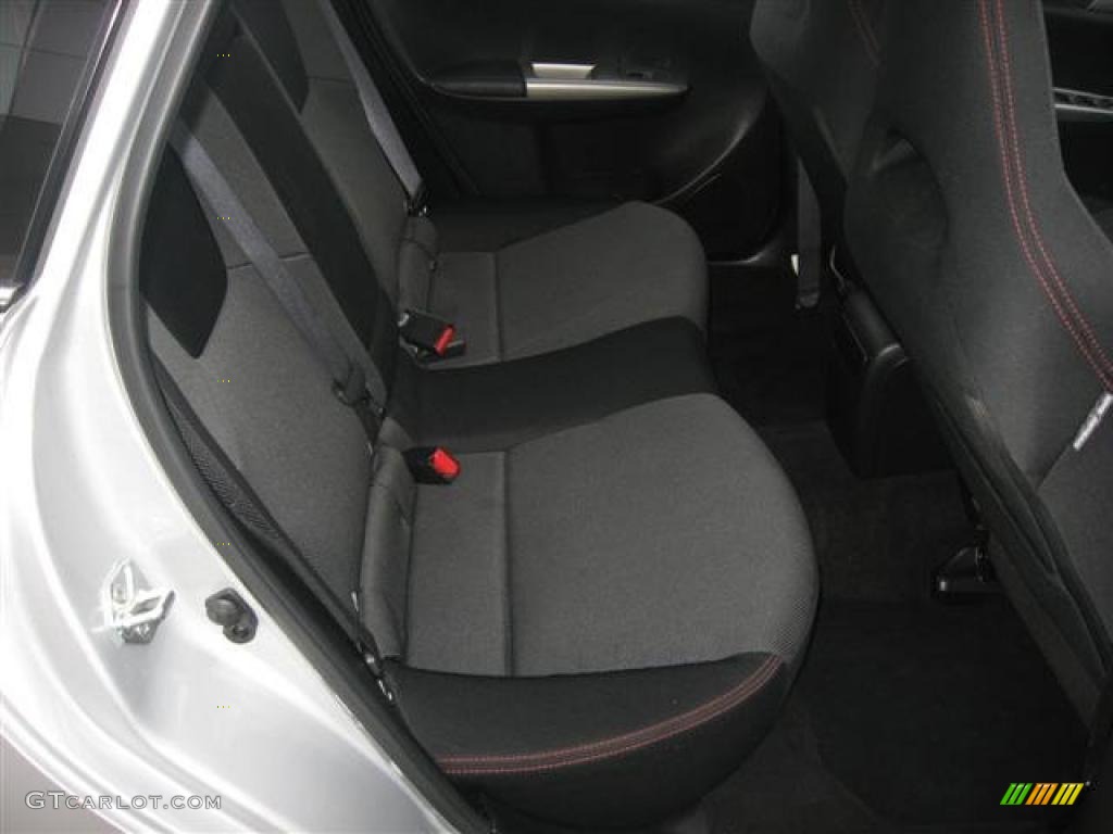 Carbon Black Interior 2010 Subaru Impreza WRX Sedan Photo #45805121