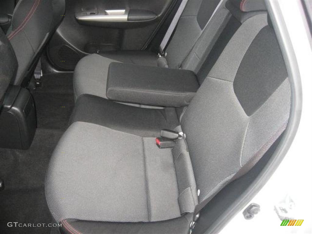 Carbon Black Interior 2010 Subaru Impreza WRX Sedan Photo #45805129