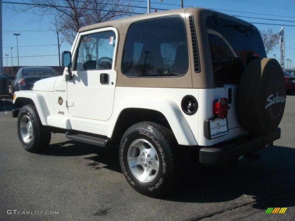 Stone White 2002 Jeep Wrangler Sahara 4x4 Exterior Photo #45805231