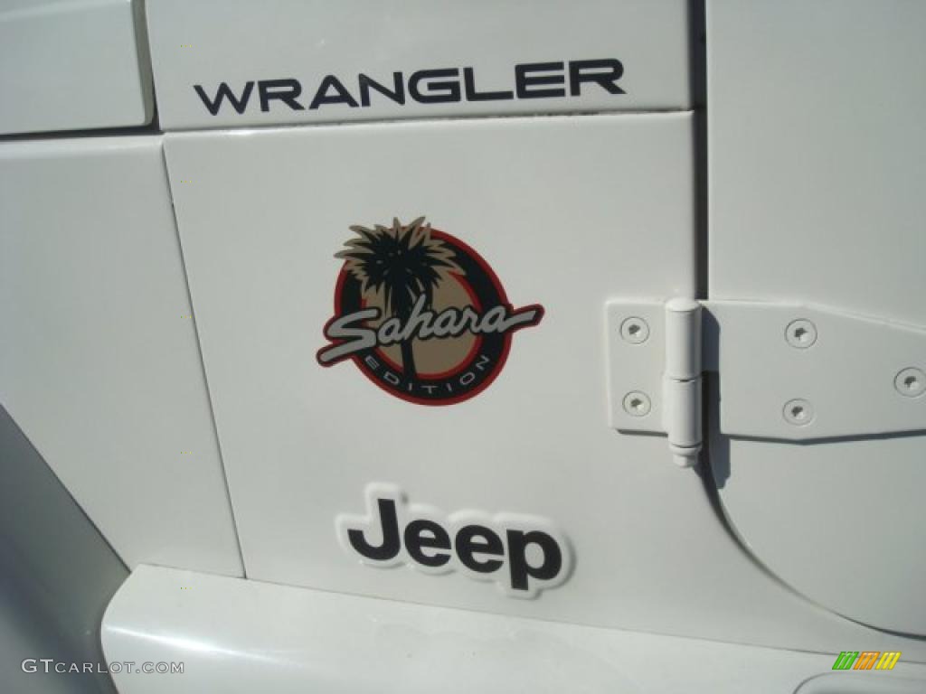 2002 Jeep Wrangler Sahara 4x4 Marks and Logos Photo #45805925