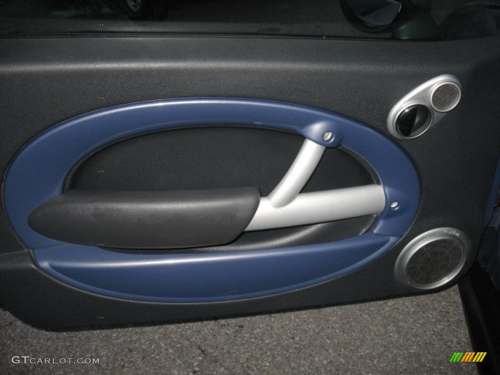 2005 Mini Cooper S John Cooper Works Convertible Panther Black Door Panel Photo #45806177