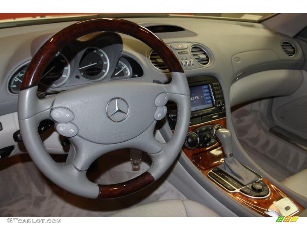 2007 SL 550 Roadster - Alabaster White / Ash Grey photo #9