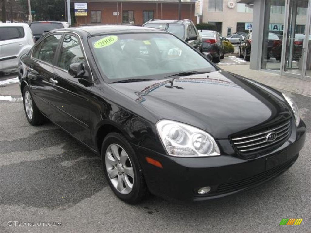 Black 2006 Kia Optima EX V6 Exterior Photo #45806329