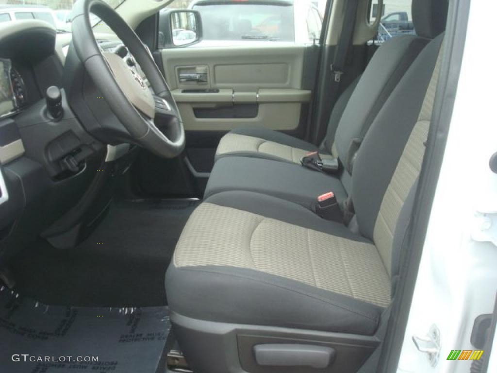 2010 Ram 1500 SLT Quad Cab 4x4 - Stone White / Dark Slate/Medium Graystone photo #11