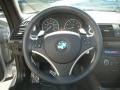 Black 2010 BMW 1 Series 128i Convertible Steering Wheel
