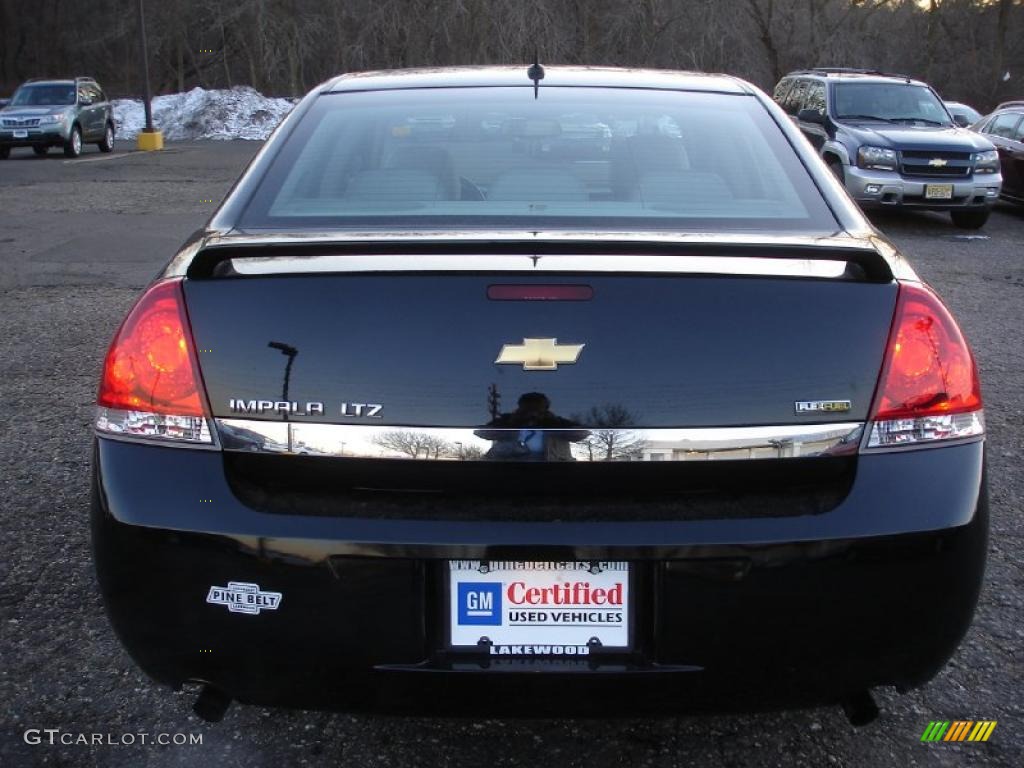 2008 Impala LTZ - Black / Neutral Beige photo #5