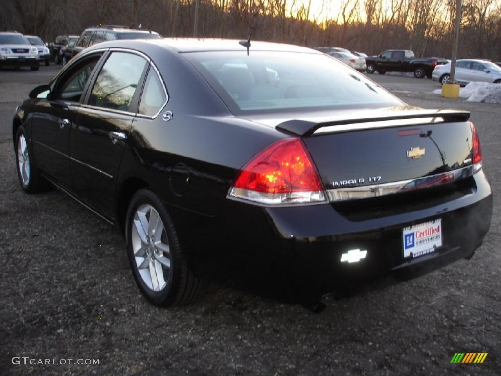 2008 Impala LTZ - Black / Neutral Beige photo #6