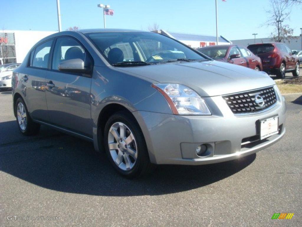 2008 Sentra 2.0 SL - Magnetic Gray / Charcoal/Steel photo #1