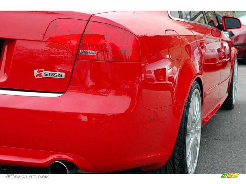 2008 A4 2.0T quattro S-Line Sedan - Brilliant Red / Black photo #10