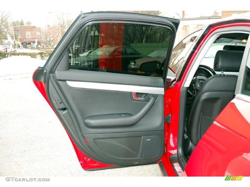 2008 A4 2.0T quattro S-Line Sedan - Brilliant Red / Black photo #17