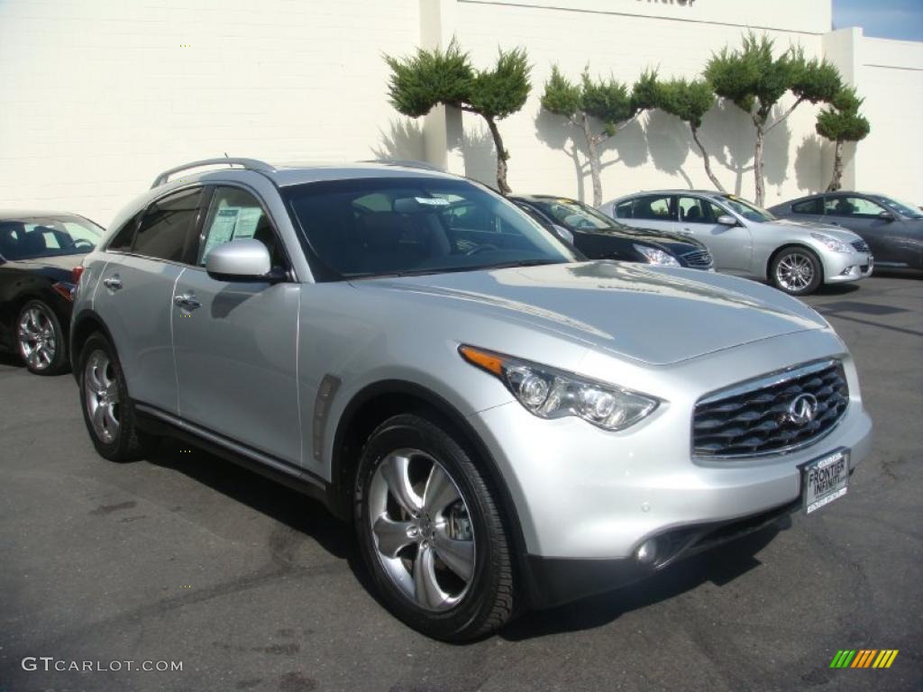 Liquid Platinum Metallic 2009 Infiniti FX 35 Exterior Photo #45810425