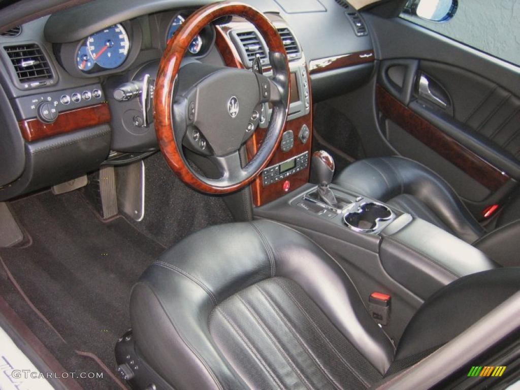 Nero Interior 2008 Maserati Quattroporte Executive GT Photo #45810605
