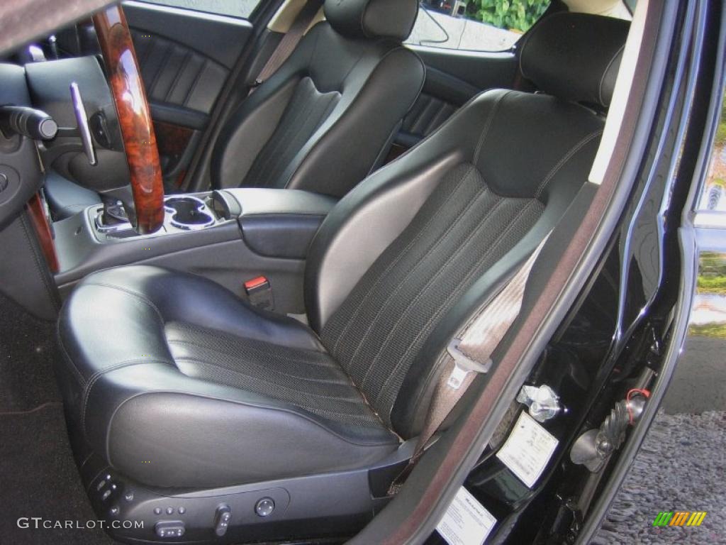 Nero Interior 2008 Maserati Quattroporte Executive GT Photo #45810609