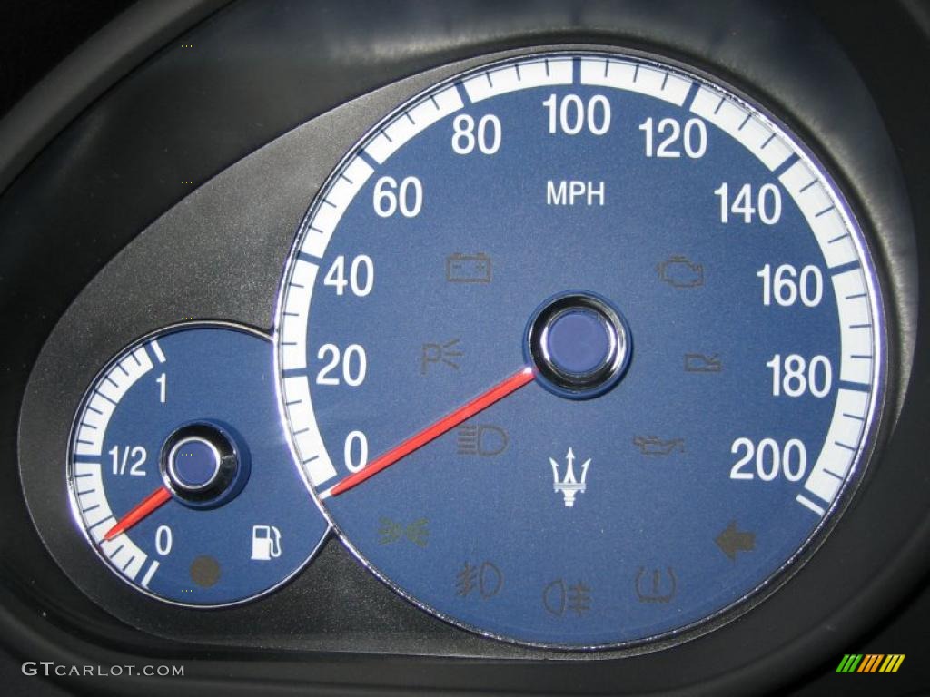 2008 Maserati Quattroporte Executive GT Gauges Photo #45811153