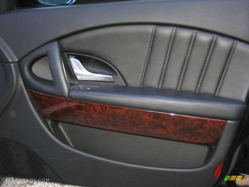 2008 Maserati Quattroporte Executive GT Nero Door Panel Photo #45811277