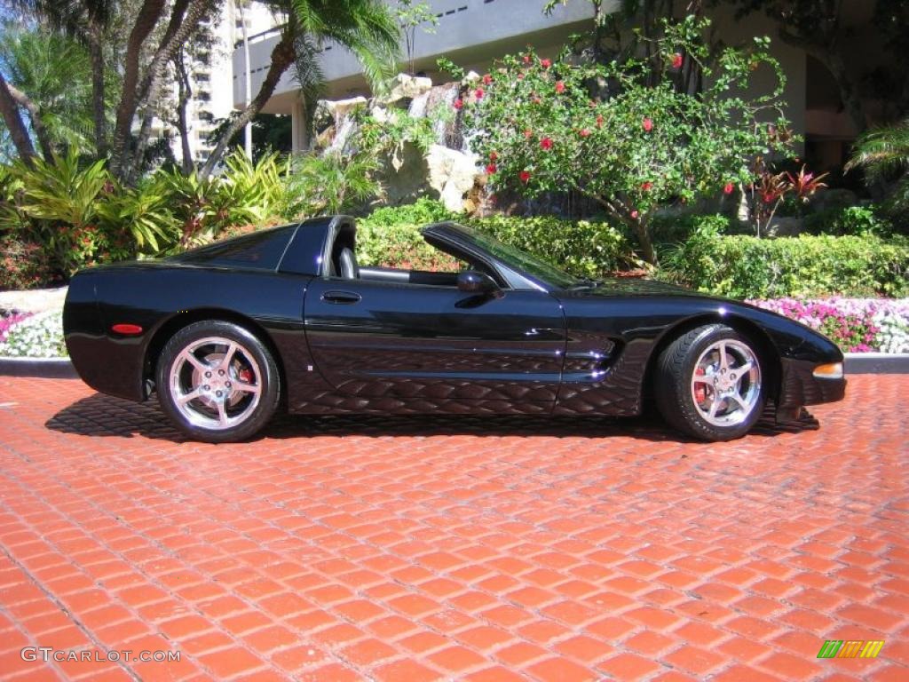 Black 2003 Chevrolet Corvette Coupe Exterior Photo #45811445