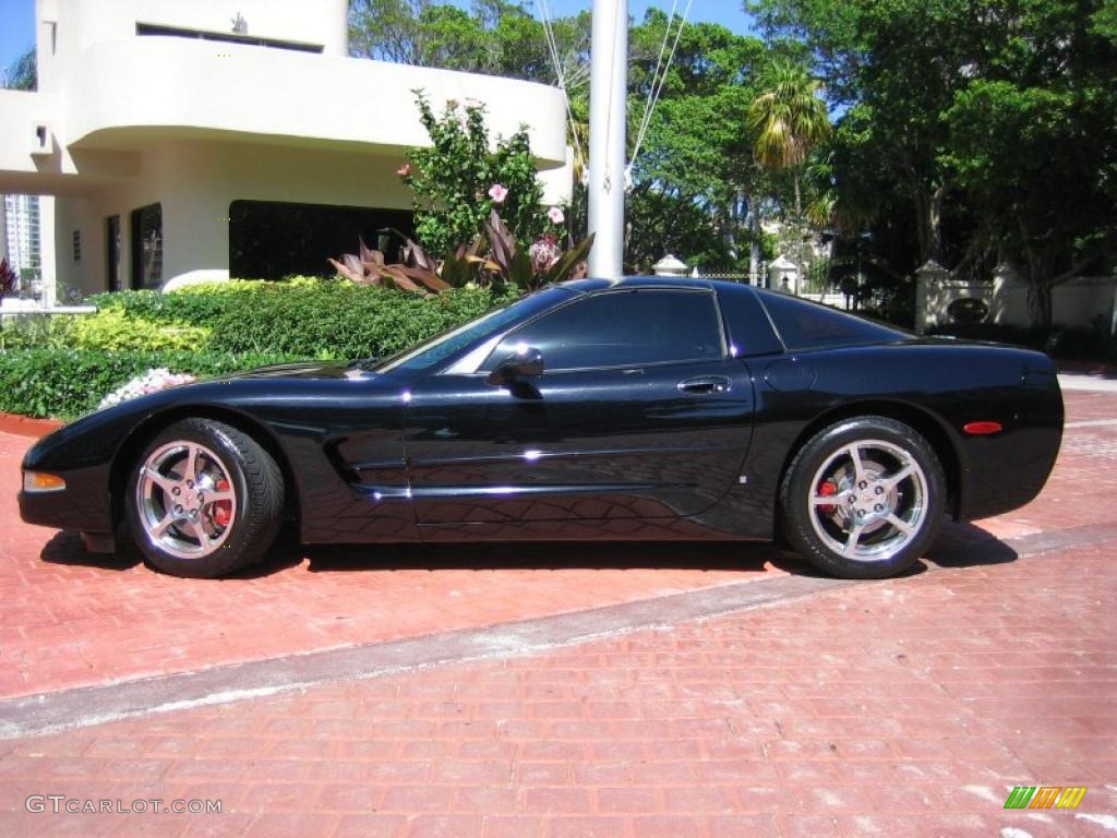 Black 2003 Chevrolet Corvette Coupe Exterior Photo #45811449