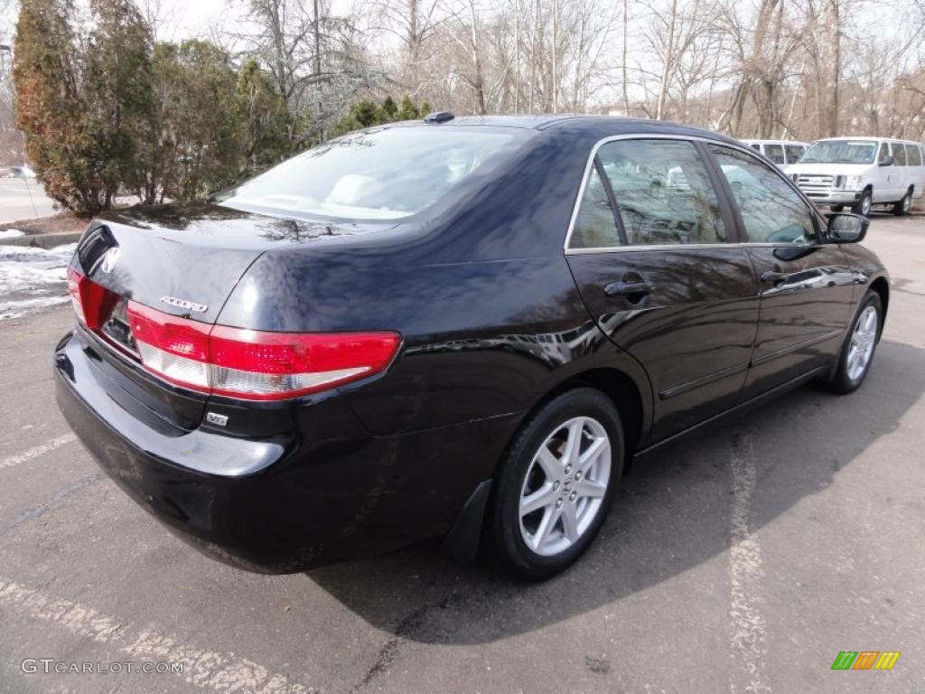 Nighthawk Black Pearl 2004 Honda Accord EX V6 Sedan Exterior Photo #45812297