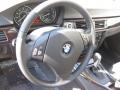 2008 BMW 3 Series Black Dakota Leather Interior Steering Wheel Photo