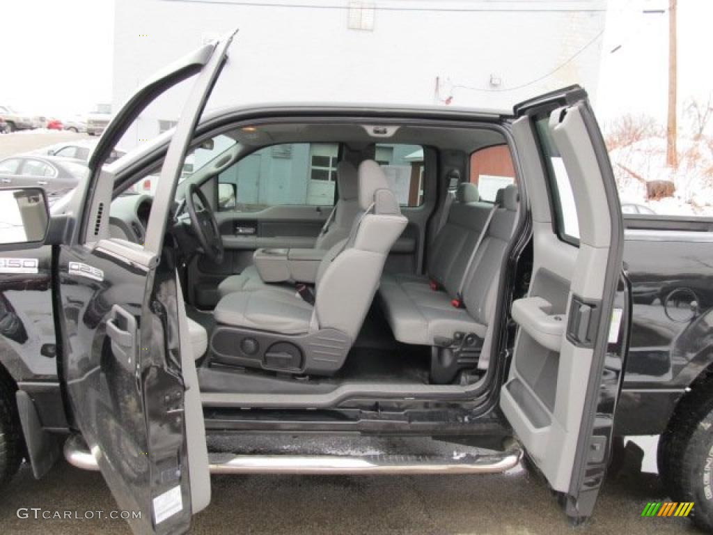 Medium/Dark Flint Interior 2008 Ford F150 STX SuperCab 4x4 Photo #45813193