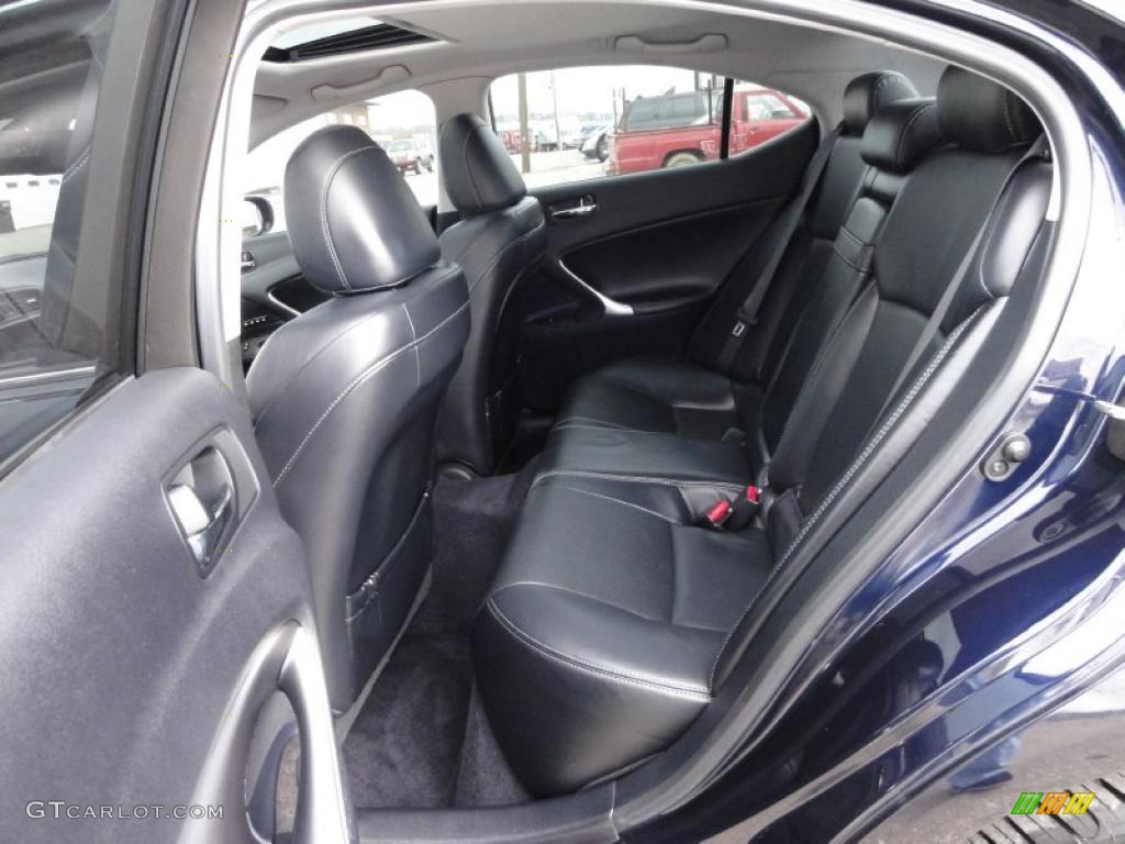 Black Interior 2009 Lexus IS 250 AWD Photo #45813657